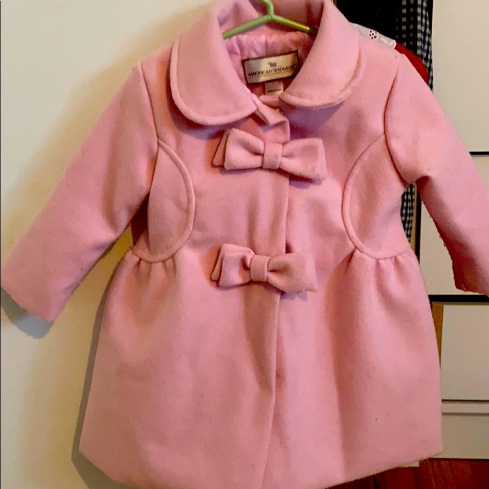 Toddler Pink pea coat